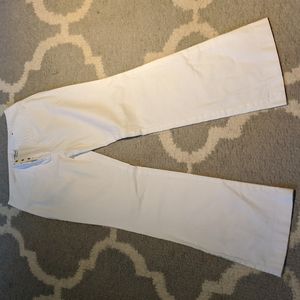 Express Editor White Wide Leg Pants size 4